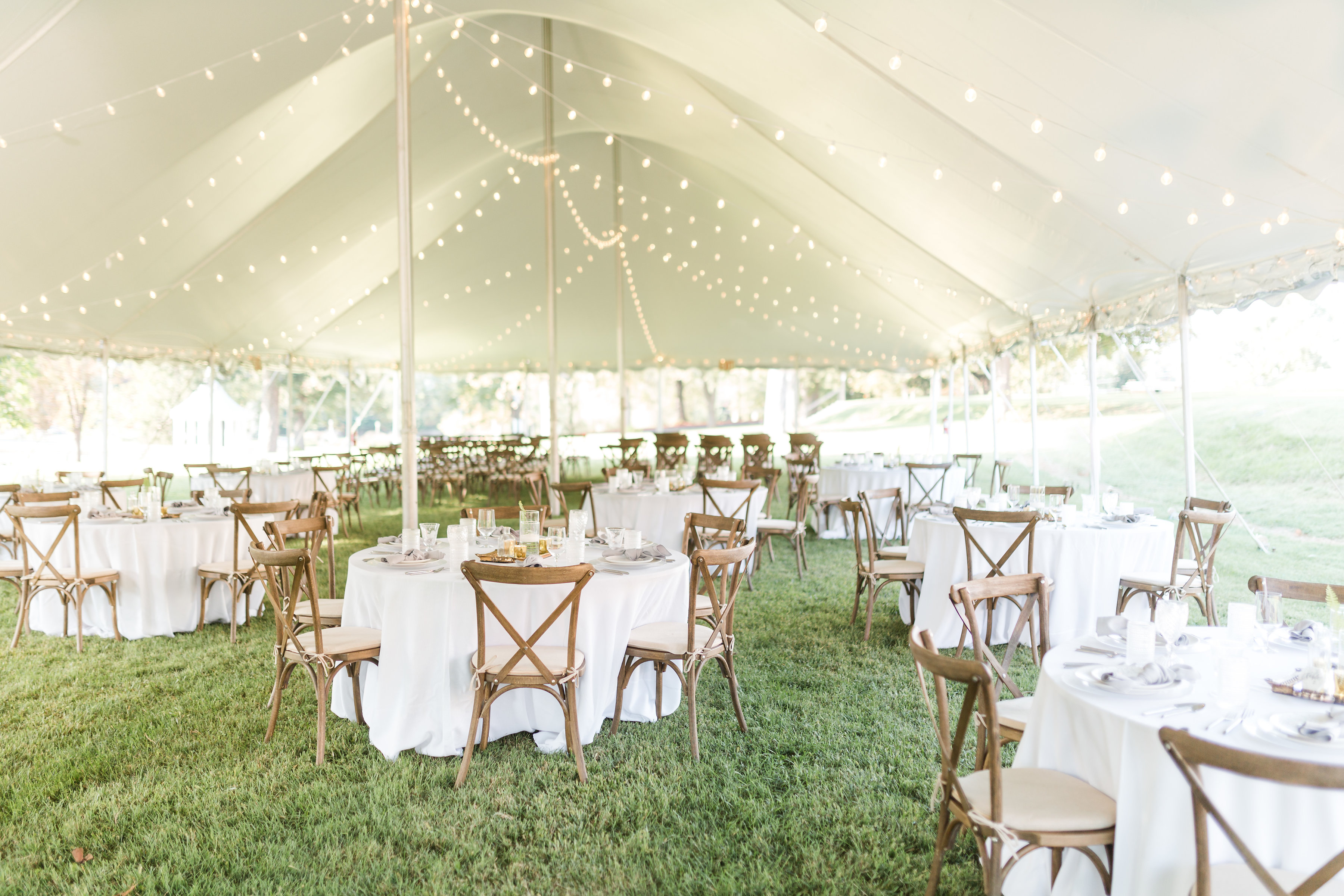 Image of an Outdoor Wedding on the grounds at Blackburn Inn. The Blackburn Inn & Conference Center, a member of Historic Hotels since 2018, dates to 1828. It is located in Staunton, Virginia.
